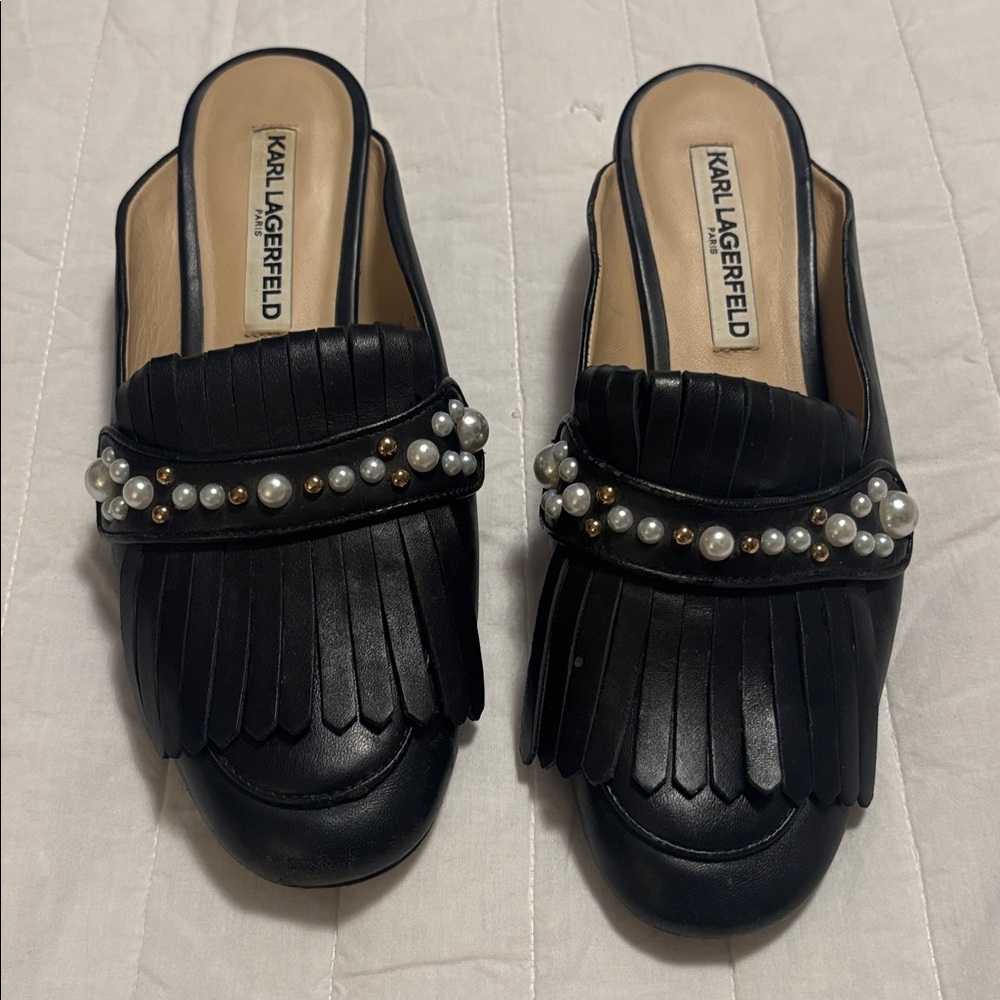 EUC Karl Lagerfeld slides, Sz 7
